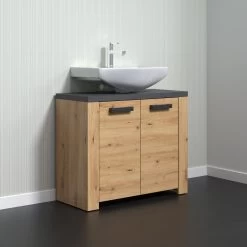 Wastafelmeubel Follow | 79 X 35 X 67 Cm | Artisan Oak -Songmics Winkel Follow BD 2228 301 E2 dynamisch 01 20230221 c629