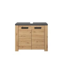 Wastafelmeubel Follow | 79 X 35 X 67 Cm | Artisan Oak -Songmics Winkel Follow BD 2228 301 E2 frontal Freisteller 20230221 c9fd