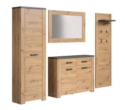 Garderobeset Follow | Paneel, Spiegel, Commode, Kolomkast | Artisan Oak 17 Garderobeset Follow | Paneel, Spiegel, Commode, Kolomkast | Artisan Oak -Songmics Winkel Follow GD 2228 919 E2 dynamisch 01 Freisteller 20230221 1689