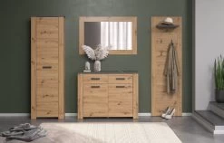 Garderobeset Follow | Paneel, Spiegel, Commode, Kolomkast | Artisan Oak 21 Garderobeset Follow | Paneel, Spiegel, Commode, Kolomkast | Artisan Oak -Songmics Winkel Follow GD 2228 919 E2 frontal D 20230221 631a