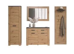 Garderobeset Follow | Paneel, Spiegel, Commode, Kolomkast | Artisan Oak 19 Garderobeset Follow | Paneel, Spiegel, Commode, Kolomkast | Artisan Oak -Songmics Winkel Follow GD 2228 919 E2 frontal D Freisteller 20230221 bce5