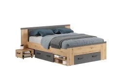 Tweepersoonsbed Follow | Met Nachtkastjes En Opbergruimte | Artisan Oak -Songmics Winkel Follow SZ 2228 295 E2 dynamisch D Freisteller 20230320 8193