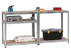 Stellingkast Heavy Duty 300 Kg 5 Legplanken 9 Stellingkast Heavy Duty 300 Kg 5 Legplanken -Songmics Winkel GAM849 4 a91c