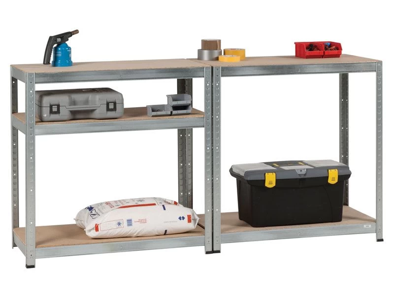 Stellingkast Heavy Duty 300 Kg 5 Legplanken 6 Stellingkast Heavy Duty 300 Kg 5 Legplanken - Afbeelding 4