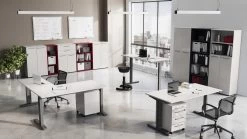 Lage Archiefkast Osmond 80cm Met 2 Deuren - Lichtgrijs -Songmics Winkel GW Agenda pe dek a 2692