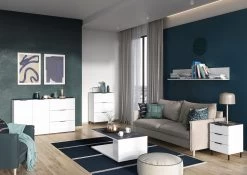 Nachtkastje Karsten - Wit/marmer 11 Nachtkastje Karsten - Wit/marmer -Songmics Winkel GW California 585 pe dek d fd55