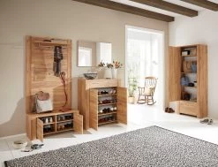 Schoenenkast Castor 96cm Met 2 Deuren - Eik -Songmics Winkel GW Castera pe dek open a 1035