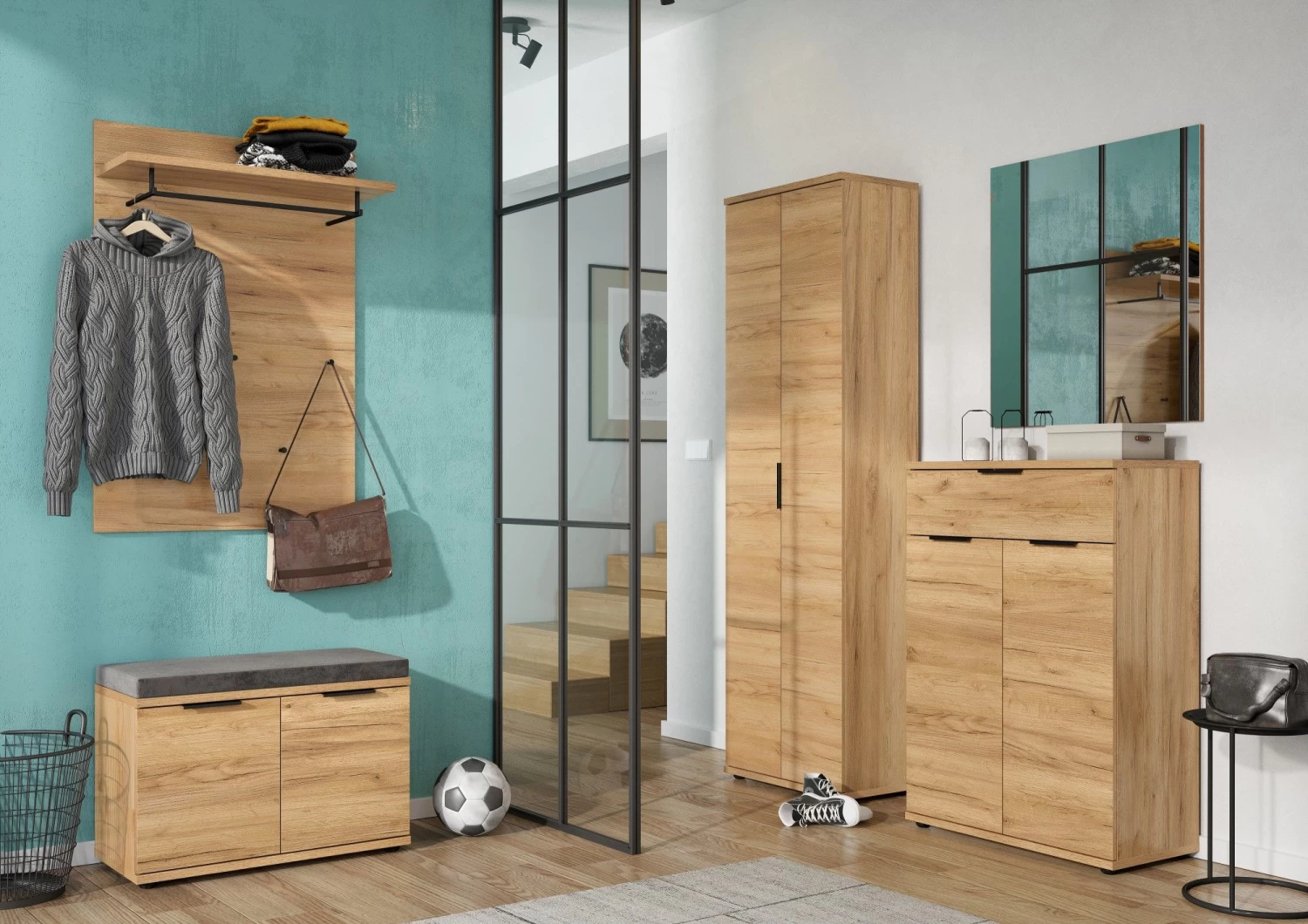 Kapstok Frodo - Eik 5 Kapstok Frodo - Eik - Afbeelding 3