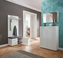 Kapstokpaneel Scifo - Wit 16 Kapstokpaneel Scifo - Wit -Songmics Winkel GW Scalea pe dek open f de12