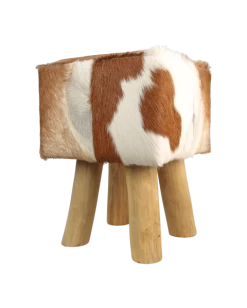 Poef Bangku 33x33cm Vierkant – Geitenhuid -Songmics Winkel HF003B 1 eae9