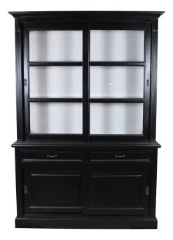 Buffetkast Provence 150cm 4 Deuren & 2 Lades - Zwart/wit -Songmics Winkel HM22BR 1 18cb