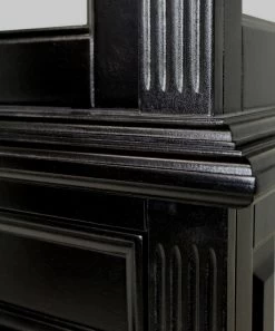 Buffetkast Provence 150cm 4 Deuren & 2 Lades - Zwart/wit -Songmics Winkel HM22BR 4 c187