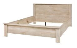 Tweepersoonsbed Angie 160x200cm - Eik Decor -Songmics Winkel IVY bed 2p 2ebf