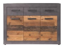 Dressoir Indy | 117 X 37 X 86 Cm | Old Wood-decor -Songmics Winkel Indy KO 1879 866 23 frontal Freisteller 20180803 722a