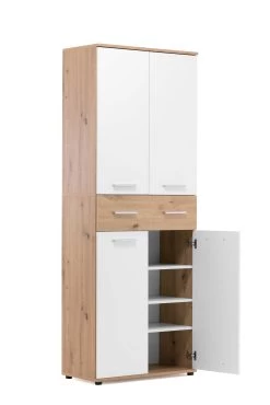 Schoenenkast Jakob 70cm 4 Deuren & 1 Lade - Wit/artisan Eik 22 Schoenenkast Jakob 70cm 4 Deuren & 1 Lade - Wit/artisan Eik -Songmics Winkel Jacky 42 ao perspektive offen 3 fc2b