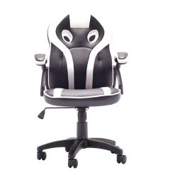 Kinderbureaustoel Kidz - Zwart/wit -Songmics Winkel KIDZ 05 FRONT 43f1