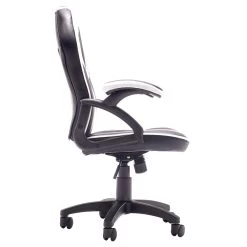 Kinderbureaustoel Kidz - Zwart/wit -Songmics Winkel KIDZ 05 SIDE 7c69