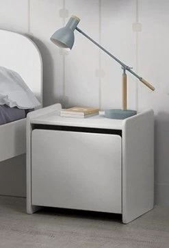 Kiddy Nachttafel Met Opbergruimte - Wit -Songmics Winkel KINA1214 02 0b86