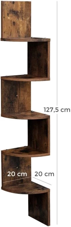 Songmics Wandrek Soraya - Bruin -Songmics Winkel LBC20BX 6 6716