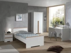 Bed London 90x200 - Wit -Songmics Winkel LDCO0414 7c25