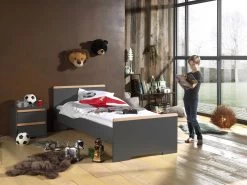 Bed London 90x200 - Antraciet -Songmics Winkel LDCO1580 02 121c