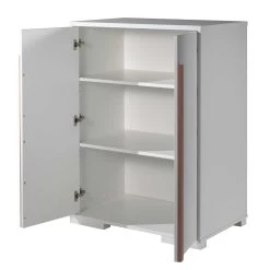 Hoogslaper London 90x200 Met Kast, Bureau En Ladeblok - Wit -Songmics Winkel LDCO1714 05 d556