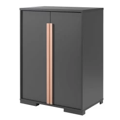 Kinderkledingkast London 98x56x116cm - Antraciet -Songmics Winkel LDHSKL80 01 f933