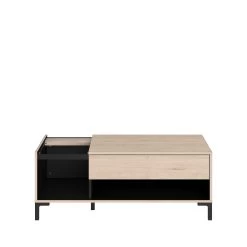 Salontafel Iseka 110cm Met 1 Lade - Eik -Songmics Winkel LEIKO 0394 TABA F 7896