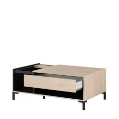 Salontafel Iseka 110cm Met 1 Lade - Eik -Songmics Winkel LEIKO 0394 TABA OUV D 78a3
