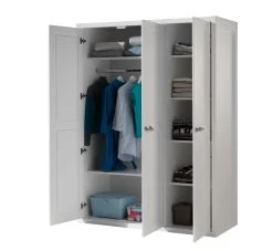 Extra Legplanken (2 Stuks) Voor Kledingkast Lewis 3 Deuren - Wit -Songmics Winkel LEKL1314 03 db2e