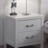Nachtkastje Lewis Met Twee Lades - Wit 1 Nachtkastje Lewis Met Twee Lades - Wit -Songmics Winkel LENA1214 52c3