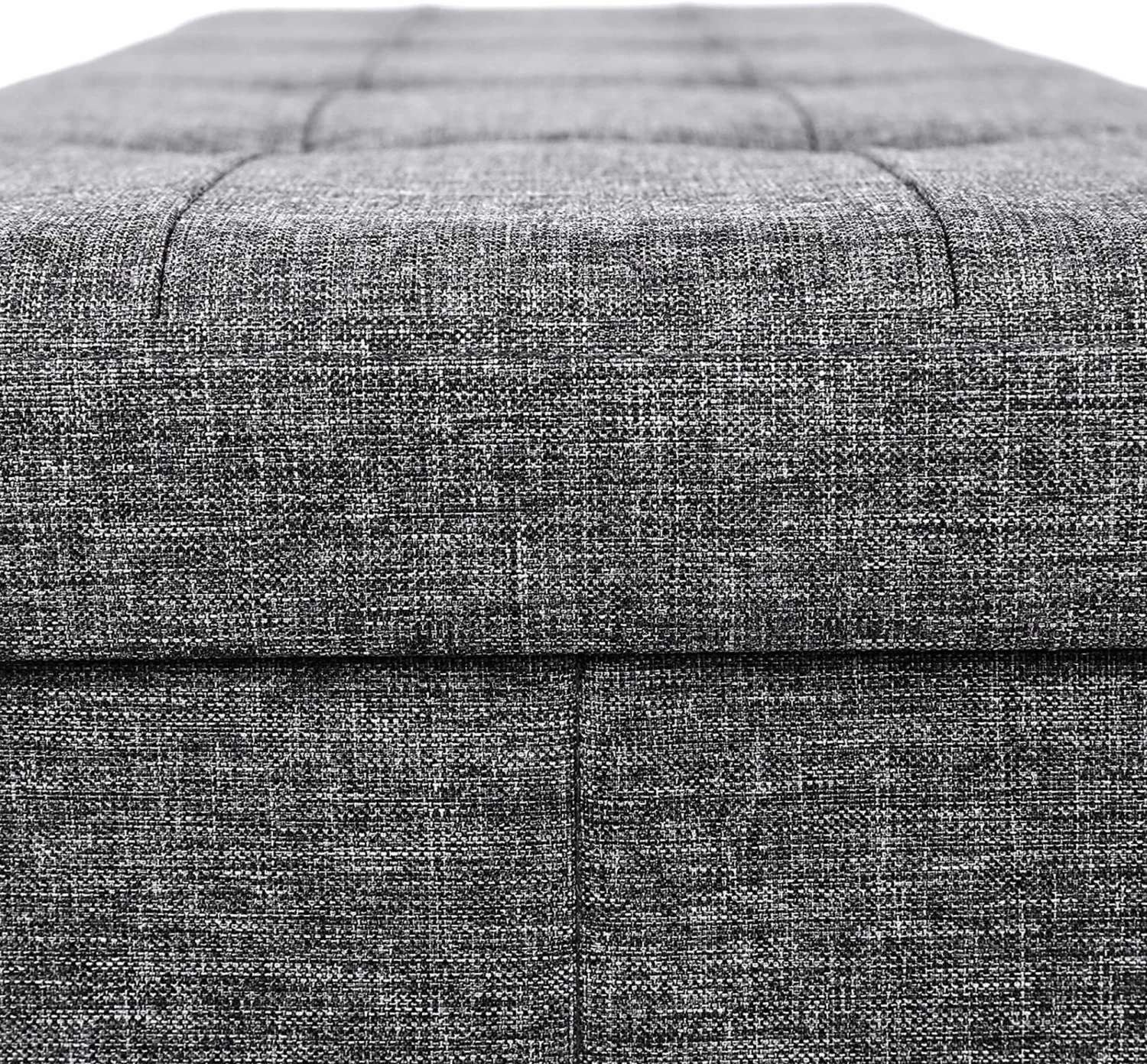 Songmics Donkergrijze MDF Opbergpoef - 15"D X 43"B X 15"H 7 Songmics Donkergrijze MDF Opbergpoef - 15"D X 43"B X 15"H - Afbeelding 5