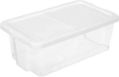 Songmics Set Van 12 Transparante Schoenopbergdozen Met Deksel -Songmics Winkel LSP12WT 1 d43c