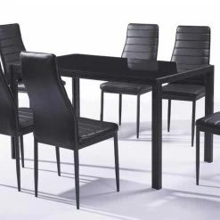 Eettafel Lomi 133cm - Zwart