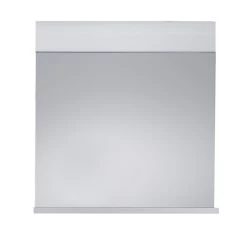 Badkamerspiegel Line | 60 X 10 X 55 Cm | High Glossy White -Songmics Winkel Line Skin BD 1116 401 01 frontal Freisteller 2173