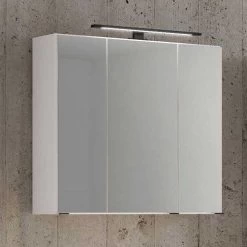 Spiegelkast Dusan 80cm Met 3 Deuren - Wit
