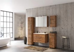 Wastafelmeubelset Dusan 80cm - Wotan Eik -Songmics Winkel Luzern Milieu B2 4d31