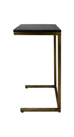 Bijzettafel Finnley 65cm - Zwart/antiek Goud -Songmics Winkel MAN STAB 7 ab70