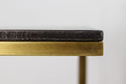 Bijzettafel Finnley 65cm - Zwart/antiek Goud -Songmics Winkel MAN STAB 8 b645