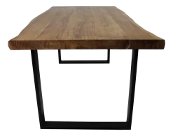 Eettafel SoHo 220x-100cm Boomstam Tafelblad - Acacia/ijzer -Songmics Winkel MC DT180 3 95bb
