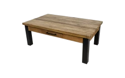 Salontafel Zaria 125x75cm - Naturel/zwart 16 Salontafel Zaria 125x75cm - Naturel/zwart -Songmics Winkel MJCT125 5 b506