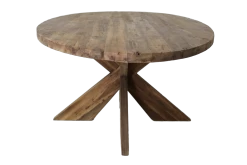 Eettafel Mosy 180x100cm Ovaal Met Kruispoot – New Vintage/teak -Songmics Winkel MJH210VTG 2 f2b9