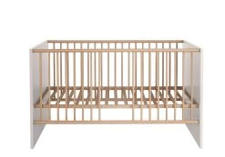 Babybed Mats | 144 X 78 X 83 Cm | Bruin-wit Decor 16 Babybed Mats | 144 X 78 X 83 Cm | Bruin-wit Decor -Songmics Winkel Mats BZ 1976 620 01 frontal ge f Freisteller 20210420 389d