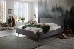 Bed Madras 160x200cm Met Opbergruimte Ribfluweel - Grijs -Songmics Winkel Mattis BK Poso 22 grau 3243 22 07d5