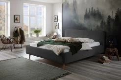 Bed Madras 160x200cm Met Opbergruimte Ribfluweel - Antraciet -Songmics Winkel Mattis BK Poso 34 anthrazit 3249 22 446e
