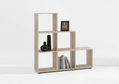 FMD Opbergrek Mega 6 Vakken - Bruine Eik -Songmics Winkel Mega 1 Eiche e7d2