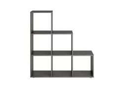 FMD Opbergrek Mega 6 Vakken - Grijs -Songmics Winkel Mega 1 Matera frontal 8237