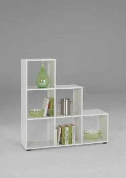 FMD Opbergrek Mega 6 Vakken - Wit -Songmics Winkel Mega 1 Wei 7f70