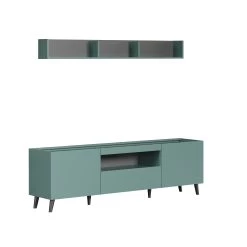 Tv-meubelset Melton | 181 X 42 X 175 Cm | Anthracite Blue -Songmics Winkel Melton WO 2210 326 31 dynamisch Freisteller 20230331 40a7