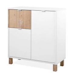 Commode Mercos 80cm 3 Deuren - Wit/old Style -Songmics Winkel Menorca 01A Kommode perspektive 2 8385